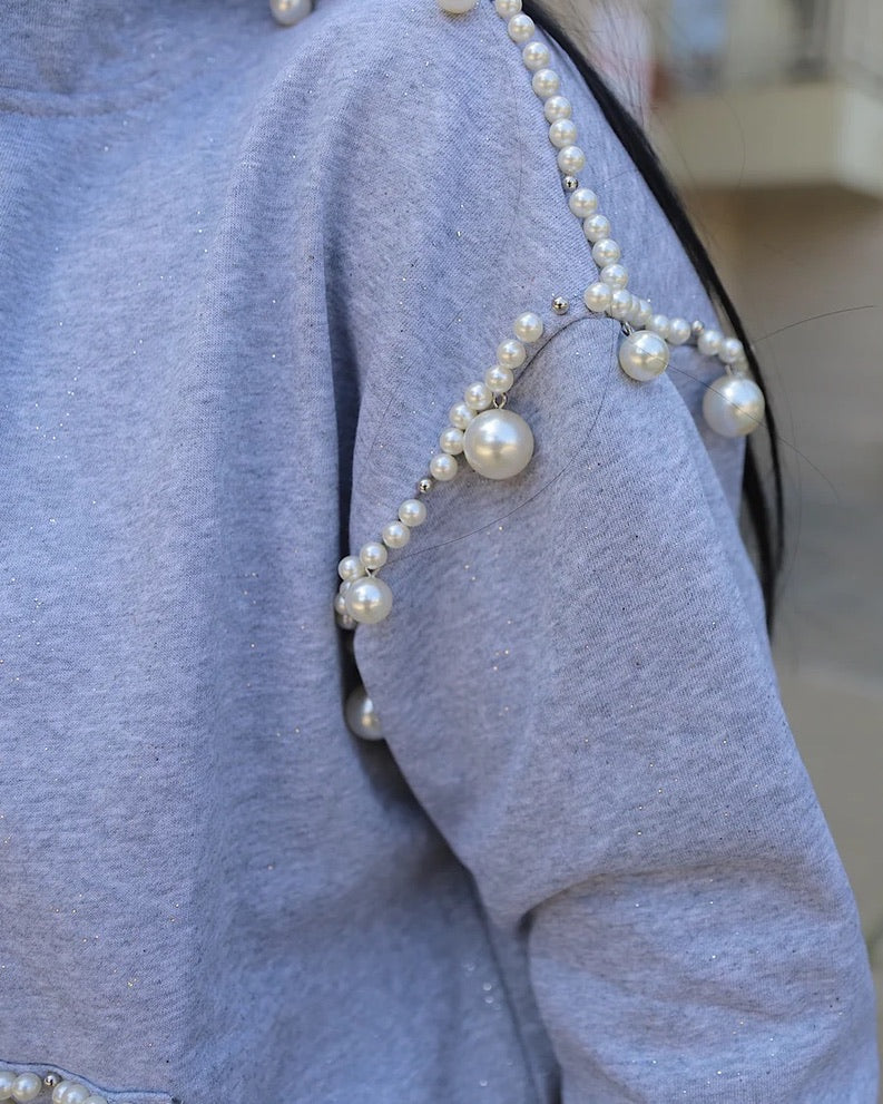 Pearl Trim Jogger Set