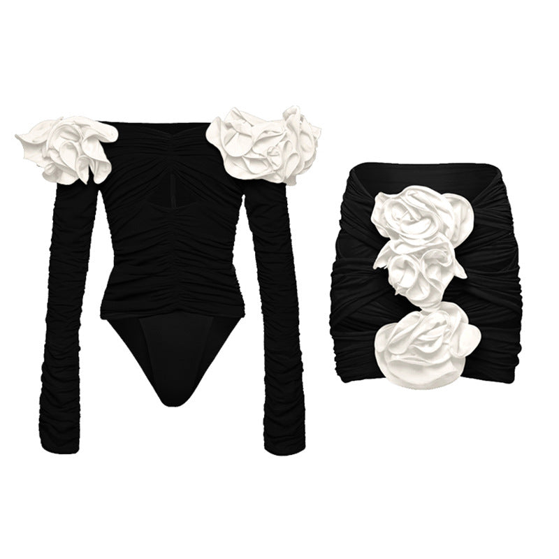 3D Flower Mix and Match Swim Sets