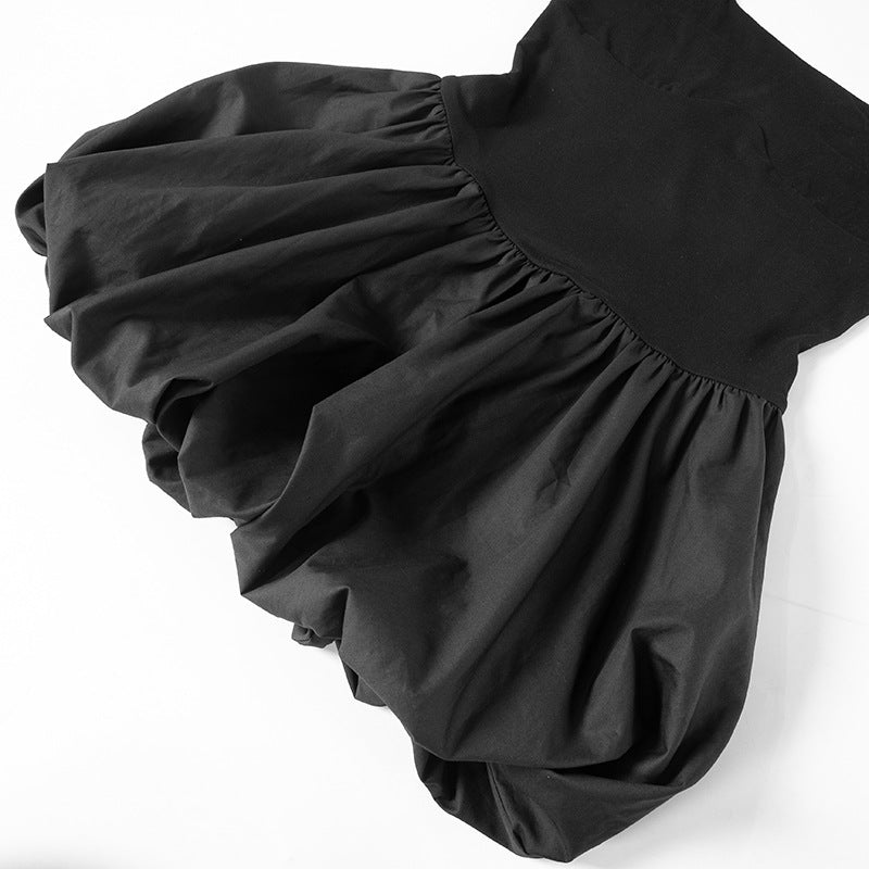 Bubble Hem Mini Dress