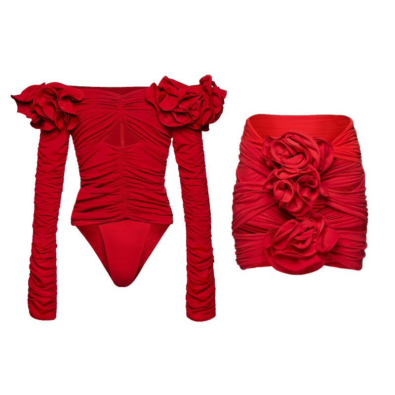 3D Flower Mix and Match Swim Sets