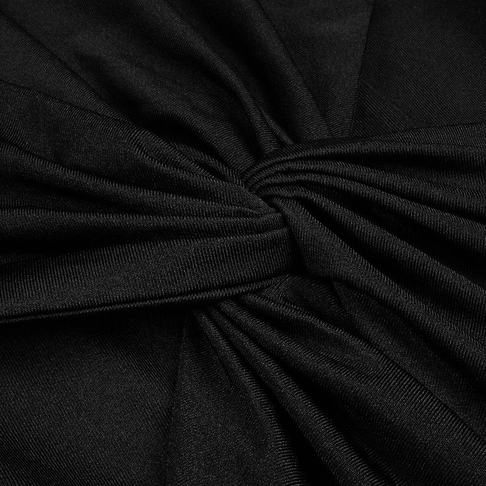 Cut Out Batwing Twist Front Maxi Dress