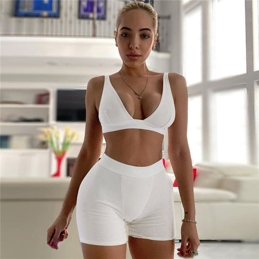 2pc Body Short Bra Set
