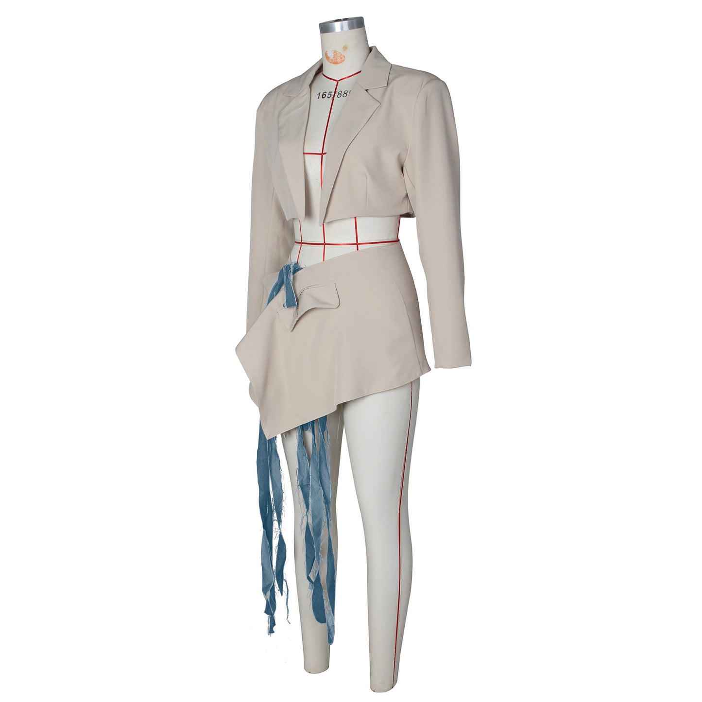 2 in 1 Suit Skirt Set